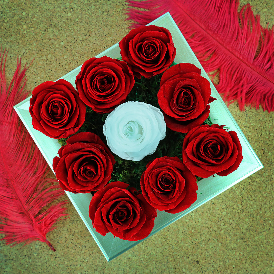 Valentine's day Flowers Delivery in Dubai 50 Discount, Forever rose Green Art Factory