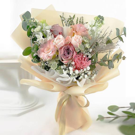 A Pastel Color bouquet