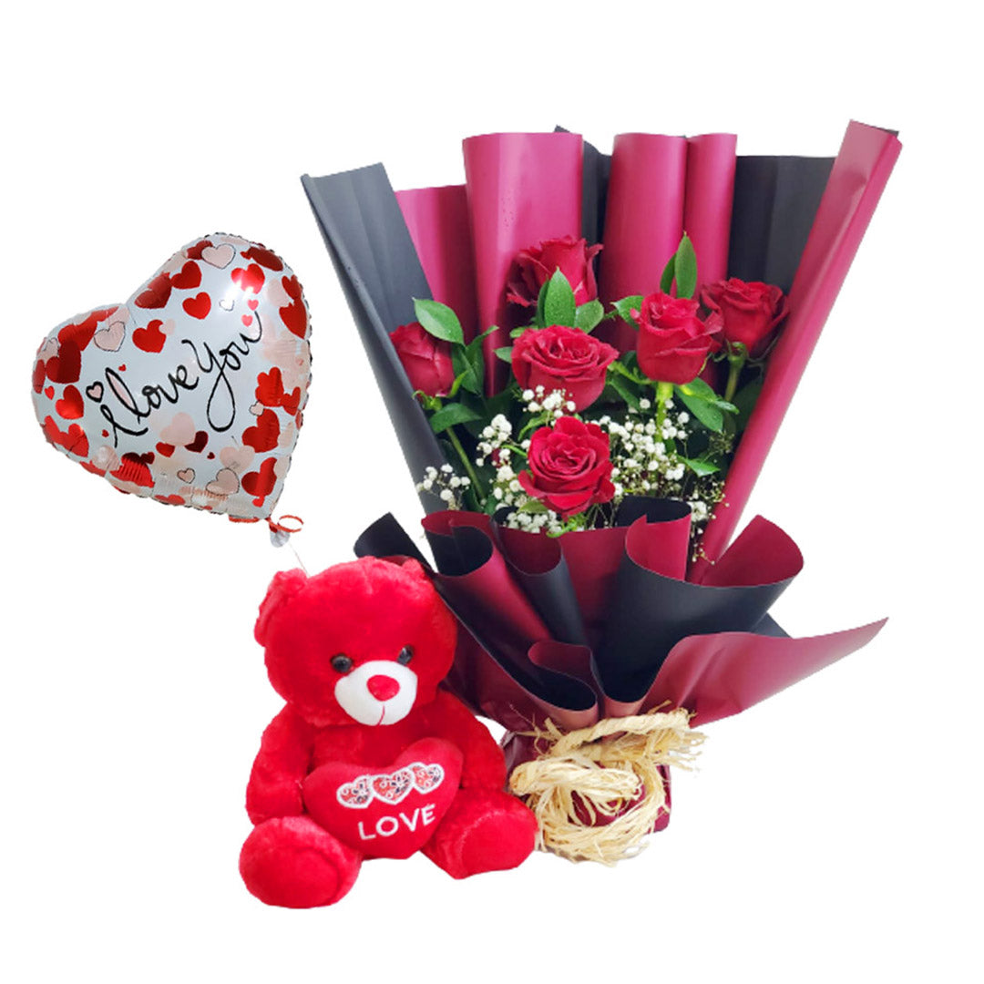 Fresh Flowers Combo Delivery Online Flowers,Cakes & More in Dubai,UAE Green Art Factory