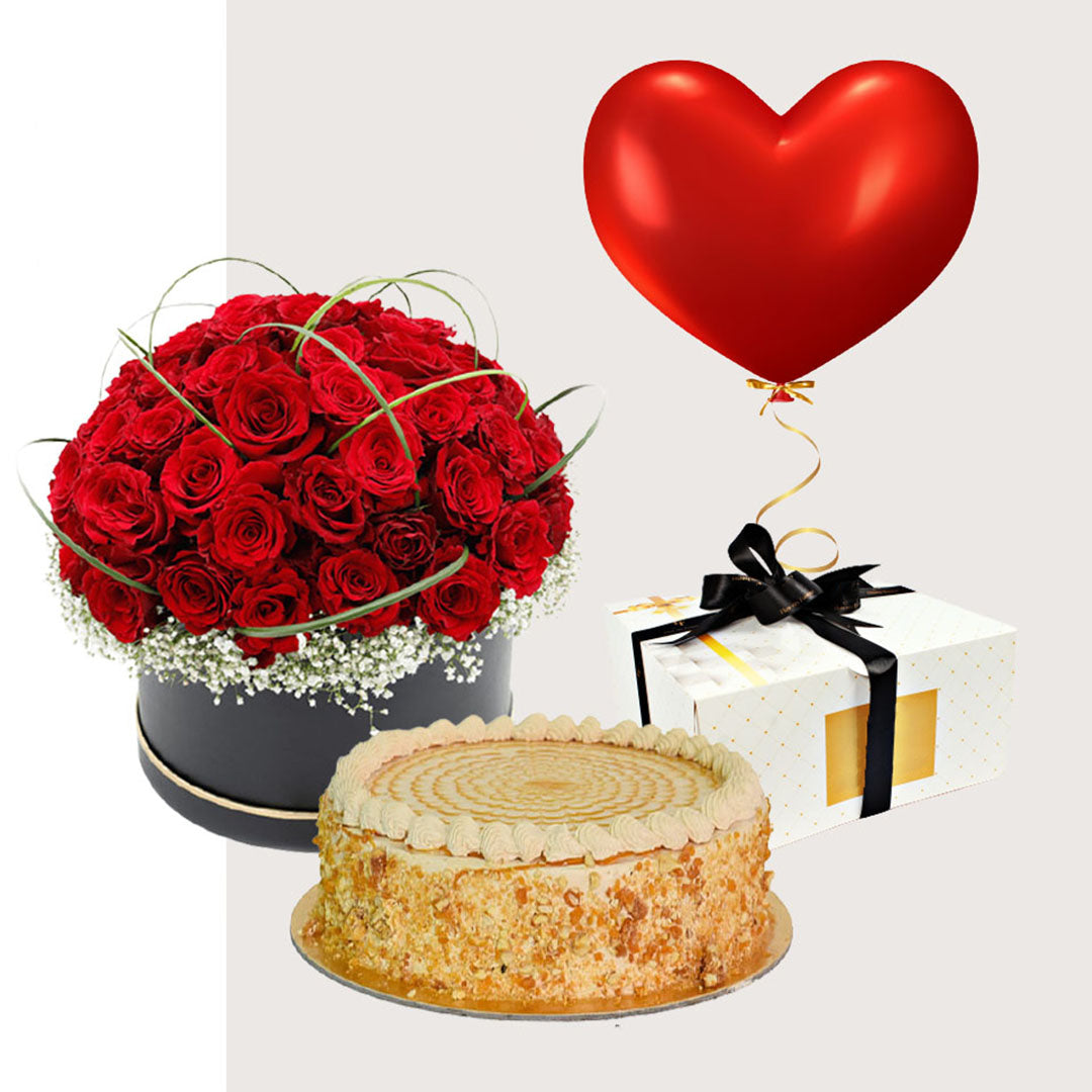 Fresh Flowers Combo Delivery Online Flowers,Cakes & More in Dubai,UAE Green Art Factory