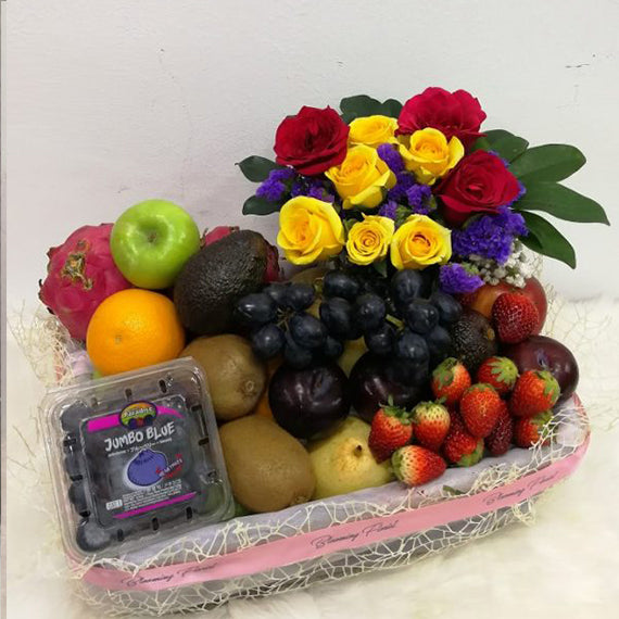 Flowers and fruit delivery sale